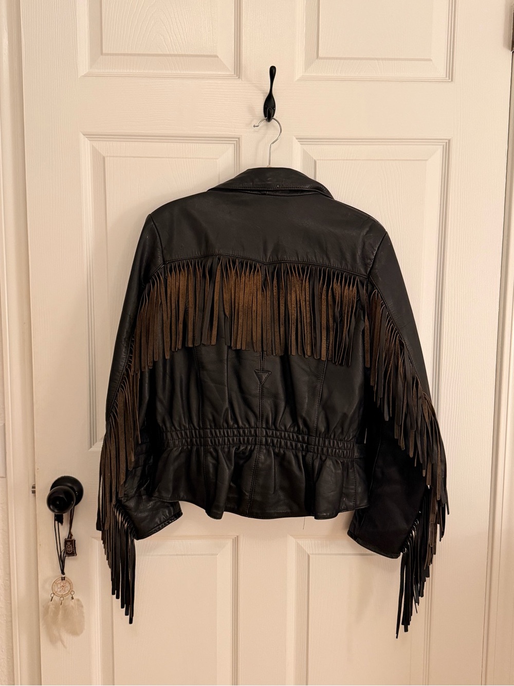 Women's Harley Davidson Leather Fringe Jacket, Size 40